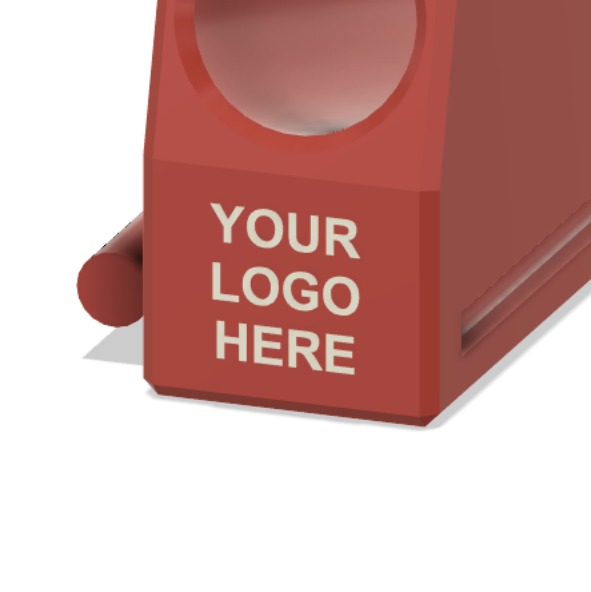 Helianthus stand with personalized logo, showcasing customization options for laboratory branding.