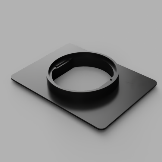 Custom microscope stage adapter, from the Labstuce innovation portfolio, for elevating petri dishes and slides, ensuring stable and precise sample positioning for effective imaging.
